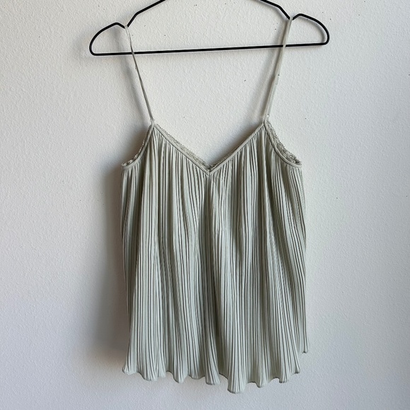 REBECCA TAYLOR Plisse Pleated Tank - Picture 3 of 8